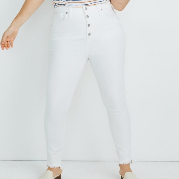 Madewell Denim - Madewell 10" High Rise Step Hem Skinny Jeans 30